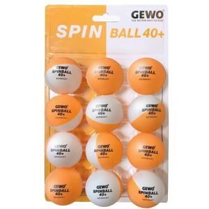 GEWO Spinballs 40+ 12 sztuk, NA, biały/żółty GEWO Spinballs 40+ 12 sztuk, NA, biały/żółty