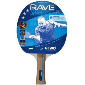 860100001 GEWO Rave Speed rakieta do tenisa stołowego – kontrolowana rakieta do tenisa stołowego dla początkujących – kompletna rakietka z powłoką Raver, wysoka kontrola i prędkość, wklęsła, gąbka o grubości 2 860100001 GEWO Rave Speed rakieta do tenisa stołowego – kontrolowana rakieta do tenisa stołowego dla początkujących – kompletna rakietka z powłoką Raver, wysoka kontrola i prędkość, wklęsła, gąbka o grubości 2