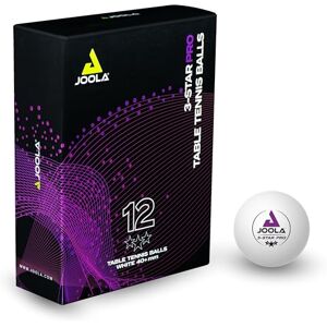 40055 JOOLA Piłki do tenisa stołowego 3-Star PRO 40 + mm średnicy, 3-gwiazdkowe, piłki do tenisa stołowego, do użytku wewnątrz i na zewnątrz, białe, 12 sztuk 40055 JOOLA Piłki do tenisa stołowego 3-Star PRO 40 + mm średnicy, 3-gwiazdkowe, piłki do tenisa stołowego, do użytku wewnątrz i na zewnątrz, białe, 12 sztuk