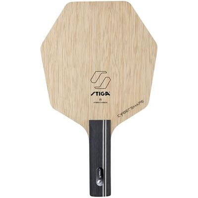 Stiga I1 Hybrid Carbon Cybershape drewno do tenisa stołowego Cybershape z większym Sweetspot, Hybrid Carbon & Innegra™, precyzyjne sprzężenie zwrotne, mniej wibracji, wysoka kontrola Stiga I1 Hybrid Carbon Cybershape drewno do tenisa stołowego Cybershape z większym Sweetspot, Hybrid Carbon & Innegra™, precyzyjne sprzężenie zwrotne, mniej wibracji, wysoka kontrola