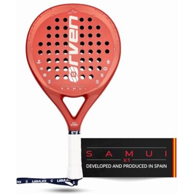 ORVEN Samui V1-100% Kontrola Łopata Pádel Wyprodukowano w Hiszpanii moc 80%, kontrola 90% dla średnio zaawansowanych graczy i początkujących Rakieta Padel Mężczyzna i Kobieta z dołączonym ORVEN Samui V1-100% Kontrola Łopata Pádel Wyprodukowano w Hiszpanii moc 80%, kontrola 90% dla średnio zaawansowanych graczy i początkujących Rakieta Padel Mężczyzna i Kobieta z dołączonym
