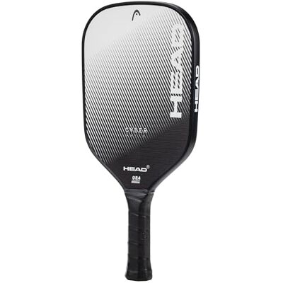 205205 HEAD Cyber Elite Pickleball Paddle, White, Black 205205 HEAD Cyber Elite Pickleball Paddle, White, Black