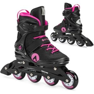 ATB-INS042-W2BLK ATTABO Łyżworolki Cyclone Fitness Rozmiar 37 EU ABEC-7 Kółka PU 82A Półtwarda Skorupa TPR Hamulec Komfort Stabilność Trzystopniowe Dopasowanie Wytrzymałe Materiały Kolor Czarno-Różowe ATB-INS042-W2BLK ATTABO Łyżworolki Cyclone Fitness Rozmiar 37 EU ABEC-7 Kółka PU 82A Półtwarda Skorupa TPR Hamulec Komfort Stabilność Trzystopniowe Dopasowanie Wytrzymałe Materiały Kolor Czarno-Różowe