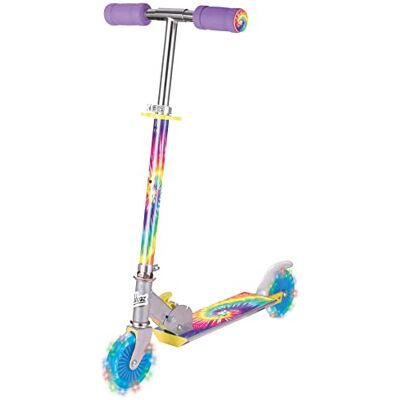 Ozbozz SV20890 TIE DYE skuter z migającymi kołami, tęcza Ozbozz SV20890 TIE DYE skuter z migającymi kołami, tęcza