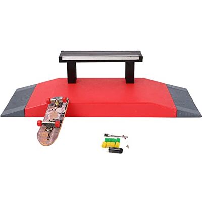 TROTTIFUN Finger Skate i rampa 031437 Metal i plastik Skateboard Palec Zabawka dla dzieci Urodziny Prezent Do kolekcji Deska do jazdy na wrotkach Od 3 lat TROTTIFUN Finger Skate i rampa 031437 Metal i plastik Skateboard Palec Zabawka dla dzieci Urodziny Prezent Do kolekcji Deska do jazdy na wrotkach Od 3 lat