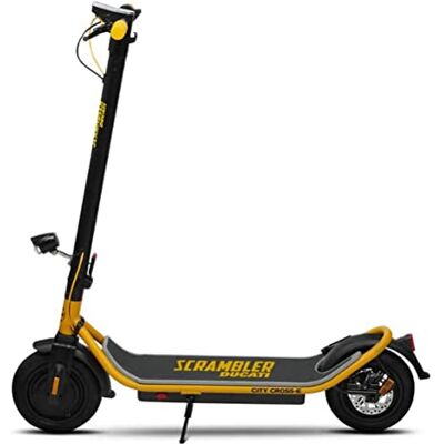 MN-DUC-SCCG Ducati Scrambler Hulajnoga elektryczna City Cross-E Yellow Germany Edition TUV, silnik elektryczny 350 W, rozmiar uniwersalny, Żółta/Czarna MN-DUC-SCCG Ducati Scrambler Hulajnoga elektryczna City Cross-E Yellow Germany Edition TUV, silnik elektryczny 350 W, rozmiar uniwersalny, Żółta/Czarna