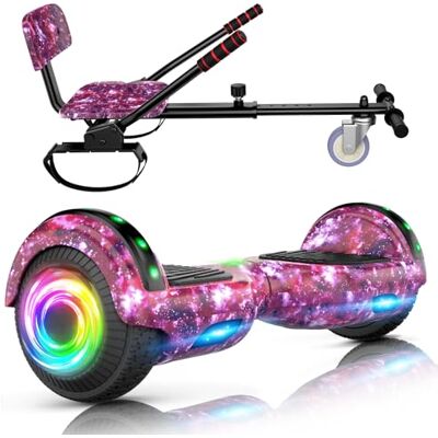 SISIGAD Deskorolki z Hoverkartem, Deskorolki z Hoverkartem dla dzieci, Deskorolki z muzyką Bluetooth i światłami LED SISIGAD Deskorolki z Hoverkartem, Deskorolki z Hoverkartem dla dzieci, Deskorolki z muzyką Bluetooth i światłami LED