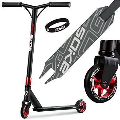 Hulajnoga SOKE PRO gold-Parent Hulajnoga wyczynowa do tricków stunt ABEC-9 Soke PRO Red Hulajnoga SOKE PRO gold-Parent Hulajnoga wyczynowa do tricków stunt ABEC-9 Soke PRO Red