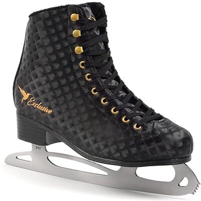 SMJ sport Exclusive damskie łyżwy do jazdy figurowej, klasyczne łyżwy, czarne, rozmiary: 37, 38, 39, 40, 41 (40) SMJ sport Exclusive damskie łyżwy do jazdy figurowej, klasyczne łyżwy, czarne, rozmiary: 37, 38, 39, 40, 41 (40)