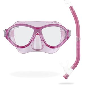 CRESSI since 1946 Moon Kid + Top Combo Set Mask Moon and Top Snorkel Ideal for Diving and Snorkelling Pink/White Kids One Size CRESSI since 1946 Moon Kid + Top Combo Set Mask Moon and Top Snorkel Ideal for Diving and Snorkelling Pink/White Kids One Size