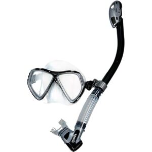 Mares Combo La Costa Dry Zestaw masek do fajki dla dorosłych, szkło hartowane, 100% sucha rurka, zawór odpowietrzający Mares Combo La Costa Dry Zestaw masek do fajki dla dorosłych, szkło hartowane, 100% sucha rurka, zawór odpowietrzający