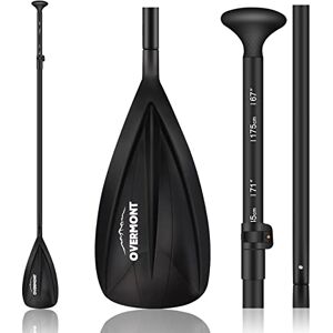 SUP Paddle-NEW OVERMONT Wiosło teleskopowe 165 cm-215 cm, regulowane, rozkładane, aluminium, do pływania kajakiem, deski surfingowej SUP Paddle-NEW OVERMONT Wiosło teleskopowe 165 cm-215 cm, regulowane, rozkładane, aluminium, do pływania kajakiem, deski surfingowej