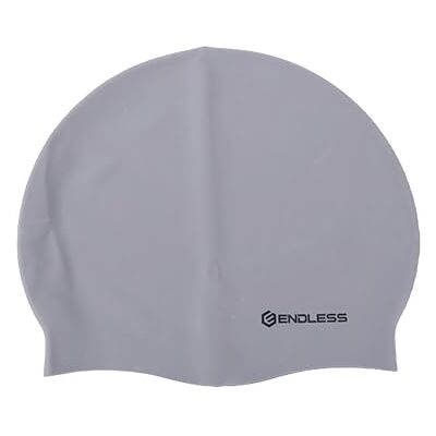 EL-1019SILVER_EU Endless EL1019 Classic Comfortable Plain Silicon Swimming Cap w pełni elastyczna, wodoodporna czapka do pływania dla długich i krótkich włosów z grubą krawędzią dla dorosłych, kobiet i mężczyzn EL-1019SILVER_EU Endless EL1019 Classic Comfortable Plain Silicon Swimming Cap w pełni elastyczna, wodoodporna czapka do pływania dla długich i krótkich włosów z grubą krawędzią dla dorosłych, kobiet i mężczyzn
