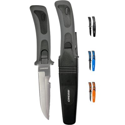 RC555000 Cressi Vigo Knife wysokiej jakości nóż do nurkowania, uniseks dla dorosłych RC555000 Cressi Vigo Knife wysokiej jakości nóż do nurkowania, uniseks dla dorosłych