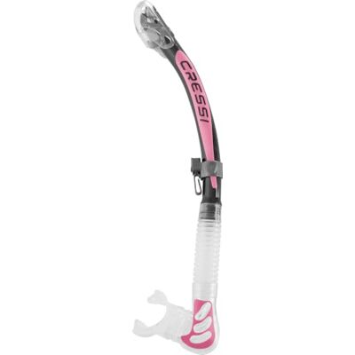 ES258054 Cressi Alpha Ultra Dry Snorkel (srebrny/różowy) ES258054 Cressi Alpha Ultra Dry Snorkel (srebrny/różowy)