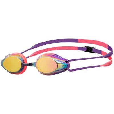 92370-111-NS ARENA Tracks Unisex Adult Essential Racing gogle pływackie dla wyczynowych pływaków, mężczyzn i kobiet, zatwierdzone przez FINA, przeciwmgielne soczewki lustrzane, miedziane/śliwkowe/jasny koral 92370-111-NS ARENA Tracks Unisex Adult Essential Racing gogle pływackie dla wyczynowych pływaków, mężczyzn i kobiet, zatwierdzone przez FINA, przeciwmgielne soczewki lustrzane, miedziane/śliwkowe/jasny koral