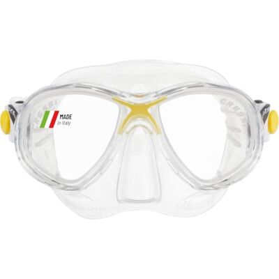 DN283010 MASCHERA MAREA JR SIL CLEAR/FRAME GIALLO DN283010 MASCHERA MAREA JR SIL CLEAR/FRAME GIALLO