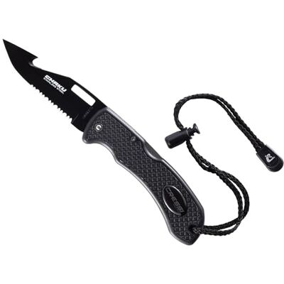 RC570050 CRESSI Chaku Knife Black EP nóż do nurkowania z podwójnym gładkim ostrzem i ocynkowanym ząbkowaniem, idealny do nurkowania i bezdechu, czarny/ostrze ocynkowane, jeden rozmiar, dorośli unisex RC570050 CRESSI Chaku Knife Black EP nóż do nurkowania z podwójnym gładkim ostrzem i ocynkowanym ząbkowaniem, idealny do nurkowania i bezdechu, czarny/ostrze ocynkowane, jeden rozmiar, dorośli unisex