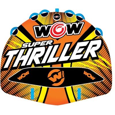 18-1020 WOW Sports WOW World of Watersports Super Thriller 1-2 lub 3-osobowa nadmuchiwana rura pokładowa do pływania łodzią 18-1020 WOW Sports WOW World of Watersports Super Thriller 1-2 lub 3-osobowa nadmuchiwana rura pokładowa do pływania łodzią
