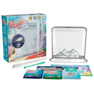 Aqua Dragons Aqua Dragon Underwater World Water Pet Kit, Stem Educational Toy Kit, Inkubacja i hodowla żywych zwierząt, jajka, jedzenie, łyżka, szkło powiększające, dla dzieci w wieku od 6 lat 17 x 6 x 18 cm Aqua Dragons Aqua Dragon Underwater World Water Pet Kit, Stem Educational Toy Kit, Inkubacja i hodowla żywych zwierząt, jajka, jedzenie, łyżka, szkło powiększające, dla dzieci w wieku od 6 lat 17 x 6 x 18 cm