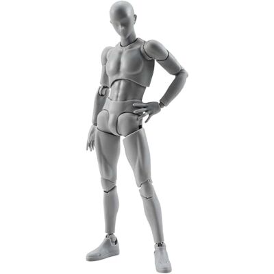 TAMASHII NATIONS Bandai Figurka S.H.Figuarts Body Kun (Male) DX Set Grey Color Version 4549660040880 TAMASHII NATIONS Bandai Figurka S.H.Figuarts Body Kun (Male) DX Set Grey Color Version 4549660040880