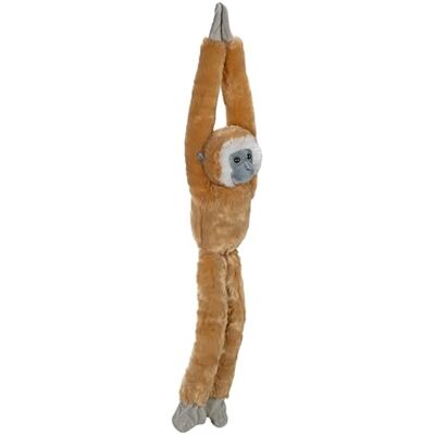 WILD REPUBLIC 15258 Hanging Monkey biała ręka gibon pluszowa małpa, 51 cm, 20", biała heblowana Gibbon WILD REPUBLIC 15258 Hanging Monkey biała ręka gibon pluszowa małpa, 51 cm, 20", biała heblowana Gibbon