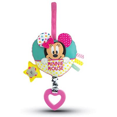 Clementoni 17212 Disney Baby Myszka Minnie Miękka zabawka muzyczna dla niemowląt, wiek 0 miesięcy plus Clementoni 17212 Disney Baby Myszka Minnie Miękka zabawka muzyczna dla niemowląt, wiek 0 miesięcy plus