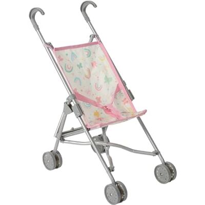 Bayer Zabawny wózek dla lalek, mini buggy, motyle różowy, różowy Bayer Zabawny wózek dla lalek, mini buggy, motyle różowy, różowy