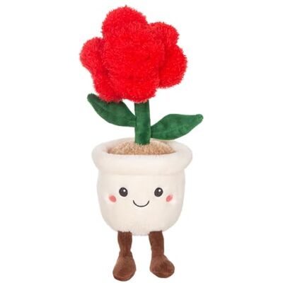 GIPSY TOYS Mimi Flowers Pluszowy kwiat Czerwona róża z kremowym garnkiem 24 cm Pomysł na prezent dla dzieci i dorosłych Pluszowy Kawaii Miękki i nadający się do prania Pozytywny kwiat GIPSY TOYS Mimi Flowers Pluszowy kwiat Czerwona róża z kremowym garnkiem 24 cm Pomysł na prezent dla dzieci i dorosłych Pluszowy Kawaii Miękki i nadający się do prania Pozytywny kwiat