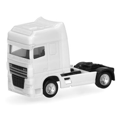 Herpa Części zamienne, tor N, ciągnik siodłowy 2-osiowy DAF 95 XF SSC, 2 sztuki w skali 1:160, model miniaturowy, plastik Herpa Części zamienne, tor N, ciągnik siodłowy 2-osiowy DAF 95 XF SSC, 2 sztuki w skali 1:160, model miniaturowy, plastik