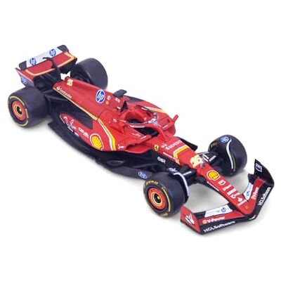 Bburago F1 Formula 1 Ferrari SF-24 (2024) Leclerc Skala 1:43 Niewiarygodna szczegółowa replika modelu samochodu wyścigowego Bburago F1 Formula 1 Ferrari SF-24 (2024) Leclerc Skala 1:43 Niewiarygodna szczegółowa replika modelu samochodu wyścigowego