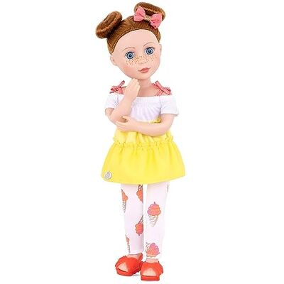 Glitter Girls CF2008Z Charlie 35,5 cm Poseable Fashion Doll dla dziewcząt w wieku od 3 lat, żółte, niebieskie, czerwone Glitter Girls CF2008Z Charlie 35,5 cm Poseable Fashion Doll dla dziewcząt w wieku od 3 lat, żółte, niebieskie, czerwone