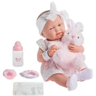 JC Toys Lalka dla niemowląt, biała (18059) JC Toys Lalka dla niemowląt, biała (18059)