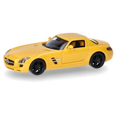 Herpa Model samochodu Mercedes-Benz SLS AMG, Solar Beam, miniatura w skali 1:87, kolekcjonerski, Made in Germany, model plastikowy Herpa Model samochodu Mercedes-Benz SLS AMG, Solar Beam, miniatura w skali 1:87, kolekcjonerski, Made in Germany, model plastikowy