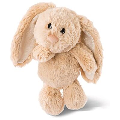 NICI Pluszowy króliczek jasnobrązowy z brokatowymi uszkami 20cm NICI Pluszowy króliczek jasnobrązowy z brokatowymi uszkami 20cm