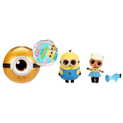 L.O.L. Surprise! Loves Minions Tots– Zestaw Zawiera 1 Laleczkę ze Strojami i Akcesoriami, w Opakowaniu w Inspirowanym Minionkami. Opakowanie-niespodzianka. Zbierz wszystkie 6 laleczek L.O.L. Surprise! Loves Minions Tots– Zestaw Zawiera 1 Laleczkę ze Strojami i Akcesoriami, w Opakowaniu w Inspirowanym Minionkami. Opakowanie-niespodzianka. Zbierz wszystkie 6 laleczek