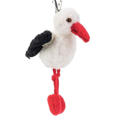 Schaffer Knuddel mich! Schaffer 207 pluszowy breloczek do kluczy Storch Dudu, biały Schaffer Knuddel mich! Schaffer 207 pluszowy breloczek do kluczy Storch Dudu, biały