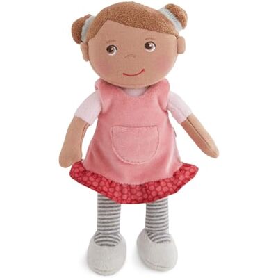 HABA Przytulanka Camila – miękka lalka materiałowa 25 cm, dla niemowląt i małych dzieci – bez rzepów lub przeszkadzających szwów, idealna od 6 miesięcy – idealna na okres niemowlęcia – 2011846001 HABA Przytulanka Camila – miękka lalka materiałowa 25 cm, dla niemowląt i małych dzieci – bez rzepów lub przeszkadzających szwów, idealna od 6 miesięcy – idealna na okres niemowlęcia – 2011846001