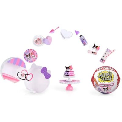MGA's Miniverse MGA’s Miniverse Make It Mini Hello Kitty and Friends Series 2 – 1 Zestaw DIY z Motywem Sanrio w Opakowaniu-Niespodziance, Do Zebrania 12 Zestawów, Dla Dzieci od 8 lat i Kolekcjonerów, NIEJADALNE MGA's Miniverse MGA’s Miniverse Make It Mini Hello Kitty and Friends Series 2 – 1 Zestaw DIY z Motywem Sanrio w Opakowaniu-Niespodziance, Do Zebrania 12 Zestawów, Dla Dzieci od 8 lat i Kolekcjonerów, NIEJADALNE