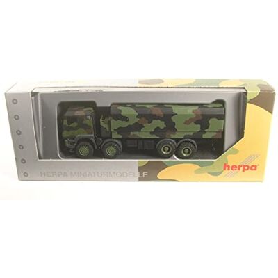 Herpa 746922 Iveco Trakker 8x8 Protected Platform Truck, w skali 1:87, plastikowa miniatura, Made in Germany, model Building, edycja kolekcjonerska, wielokolorowa Herpa 746922 Iveco Trakker 8x8 Protected Platform Truck, w skali 1:87, plastikowa miniatura, Made in Germany, model Building, edycja kolekcjonerska, wielokolorowa