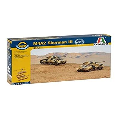 Italeri 510007511 czołg 1:72 M4A2 Sherman III Italeri 510007511 czołg 1:72 M4A2 Sherman III