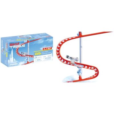 Playmobil Sky Trails Sky Trails: Funky Trails Zestaw tras 4 w 1 z torem falistym, korkociągiem, krzywą S i zjeżdżalnią kamikazową dla dzieci od 7 lat 72234 Playmobil Sky Trails Sky Trails: Funky Trails Zestaw tras 4 w 1 z torem falistym, korkociągiem, krzywą S i zjeżdżalnią kamikazową dla dzieci od 7 lat 72234