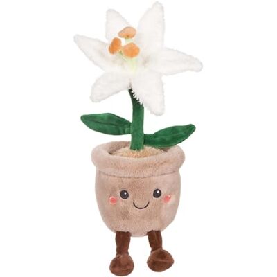 GIPSY TOYS Mimi Flowers Pluszowa Lilia Kwiat z doniczką Taupe 24 cm Pomysł na prezent dla dzieci i dorosłych Pluszowy Kawaii Miękki i nadający się do prania Pozytywny kwiat GIPSY TOYS Mimi Flowers Pluszowa Lilia Kwiat z doniczką Taupe 24 cm Pomysł na prezent dla dzieci i dorosłych Pluszowy Kawaii Miękki i nadający się do prania Pozytywny kwiat