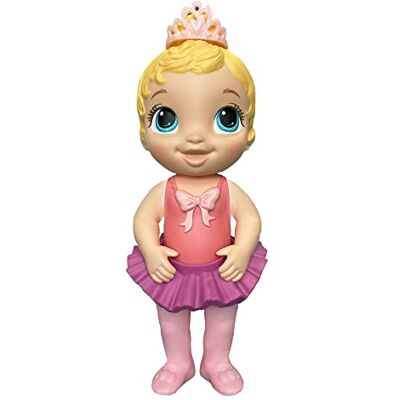 Hasbro Lalka-dziecko Baby Alive Słodka balerina, różowy kostium, lalka-baletnica, spódniczka tutu, korona, blond włosy, zabawka dla dzieci w wieku od 3 lat Hasbro Lalka-dziecko Baby Alive Słodka balerina, różowy kostium, lalka-baletnica, spódniczka tutu, korona, blond włosy, zabawka dla dzieci w wieku od 3 lat
