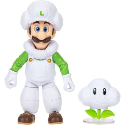 Figurka Luigi Super Mario Galaxy Movie Cloud Figurka Luigi Cloud Luigi 12,7 cm z akcesoriami do chmur, 22 punkty artykulacji, akrylowe oczy, wiek 3+ Figurka Luigi Super Mario Galaxy Movie Cloud Figurka Luigi Cloud Luigi 12,7 cm z akcesoriami do chmur, 22 punkty artykulacji, akrylowe oczy, wiek 3+