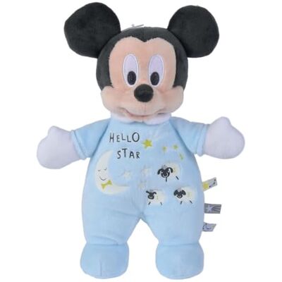 SIMBA 6315872502 Disney Mickey Mouse 25 cm pluszowa zabawka, Glow in the Dark, Myszka Miki, pluszowa zabawka, od pierwszych miesięcy życia, niebieska SIMBA 6315872502 Disney Mickey Mouse 25 cm pluszowa zabawka, Glow in the Dark, Myszka Miki, pluszowa zabawka, od pierwszych miesięcy życia, niebieska