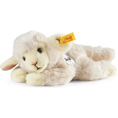Steiff Linda jagnięcina 22 cm pluszowa owieczka leżąca przytulanka dla dzieci miękka i nadająca się do prania biała (280030) Steiff Linda jagnięcina 22 cm pluszowa owieczka leżąca przytulanka dla dzieci miękka i nadająca się do prania biała (280030)