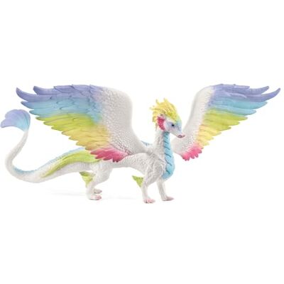 Schleich BAYALA Smok Tęczowy 70728 Szczegółowa figurka z ruchomymi, kolorowymi skrzydłami Dekoracja i figurka kolekcjonerska Prezent dla dzieci Zabawka od 5 lat 34 x 23 x 11 cm Schleich BAYALA Smok Tęczowy 70728 Szczegółowa figurka z ruchomymi, kolorowymi skrzydłami Dekoracja i figurka kolekcjonerska Prezent dla dzieci Zabawka od 5 lat 34 x 23 x 11 cm
