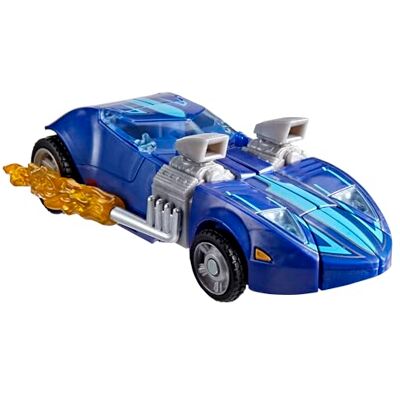 Transformers Collaborative Hot Wheels® / Twin Mill™, 12,5-centymetrowa figurka robota klasy Deluxe, przekształca się w wyścigówkę, zabawkowe auta dla dzieci w wieku od 8 lat Transformers Collaborative Hot Wheels® / Twin Mill™, 12,5-centymetrowa figurka robota klasy Deluxe, przekształca się w wyścigówkę, zabawkowe auta dla dzieci w wieku od 8 lat