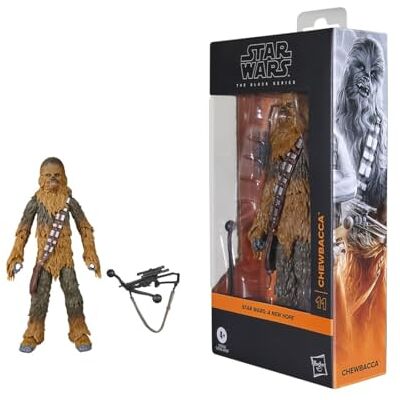 Hasbro Star Wars Chewbacca z Kolekcji Star Wars The Black Series, Optymalnej jakości 15-Centymetrowa Figurka Kolekcjonerska z Filmu Gwiezdne Wojny: Nowa Nadzieja Hasbro Star Wars Chewbacca z Kolekcji Star Wars The Black Series, Optymalnej jakości 15-Centymetrowa Figurka Kolekcjonerska z Filmu Gwiezdne Wojny: Nowa Nadzieja